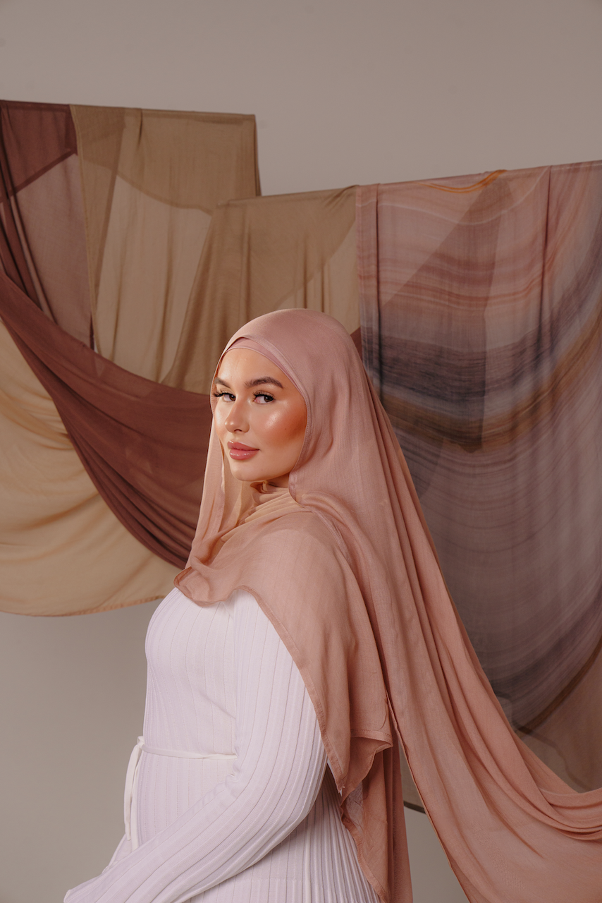 Blush Hijab Set