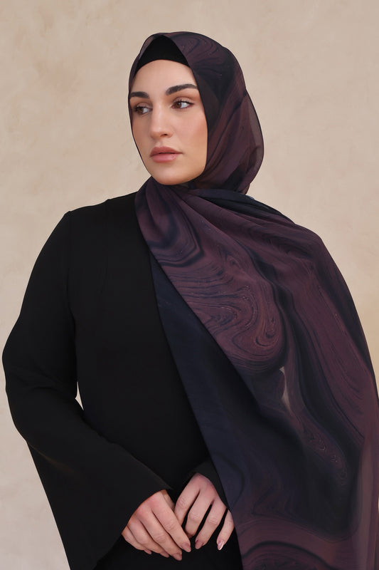 Velvet Swirl Chiffon
