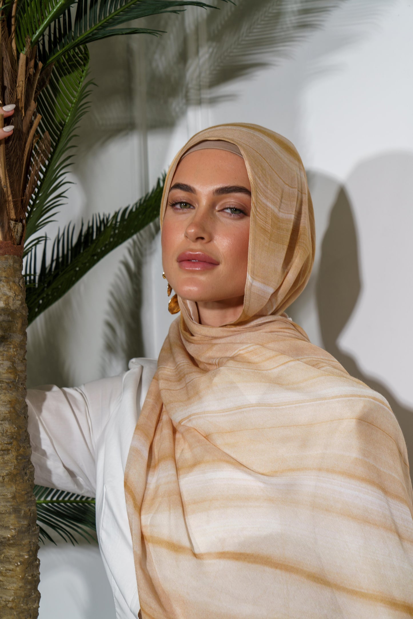 Sandstone Printed Hijab