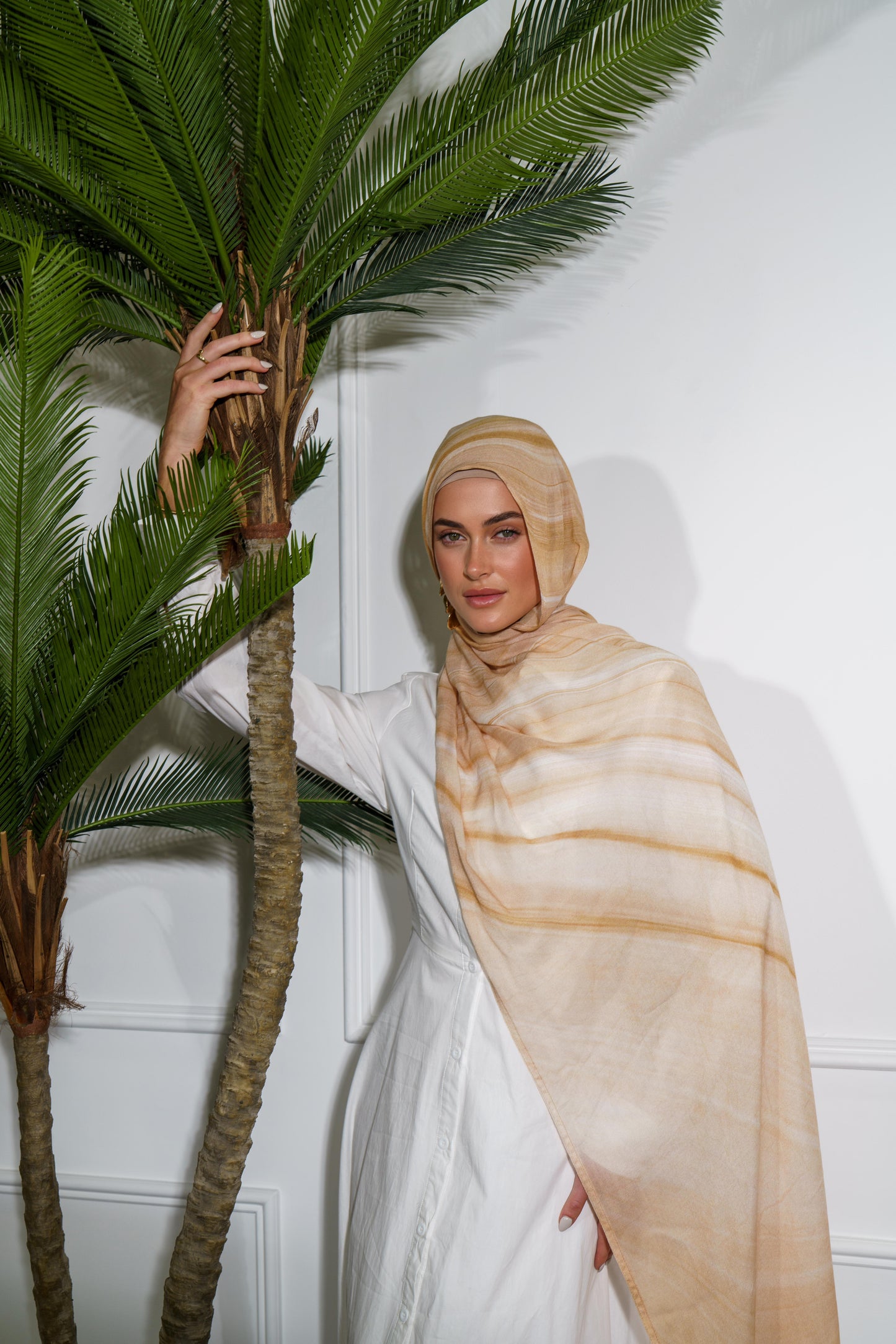 Sandstone Printed Hijab