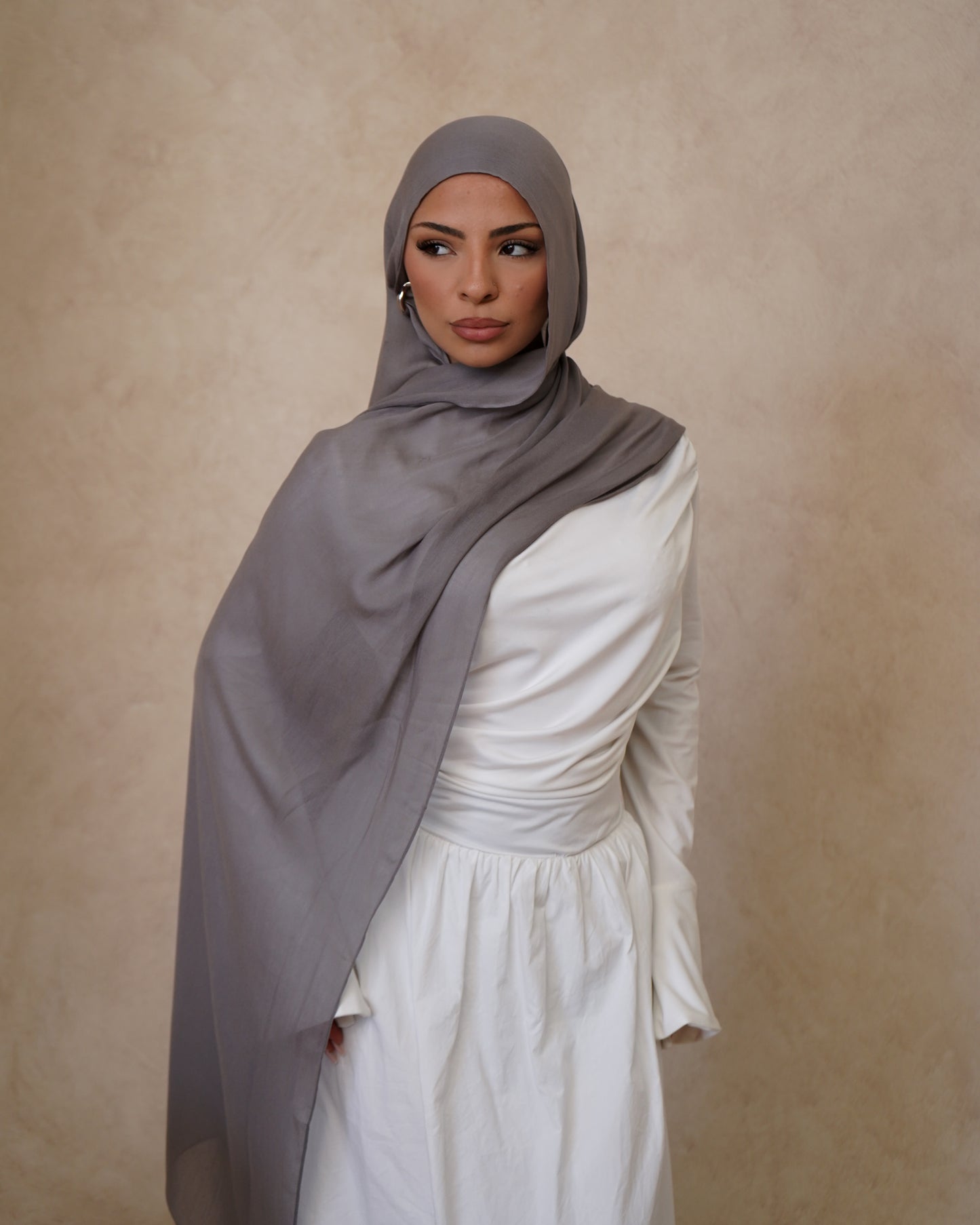 Stone Hijab With Matching Under Cap