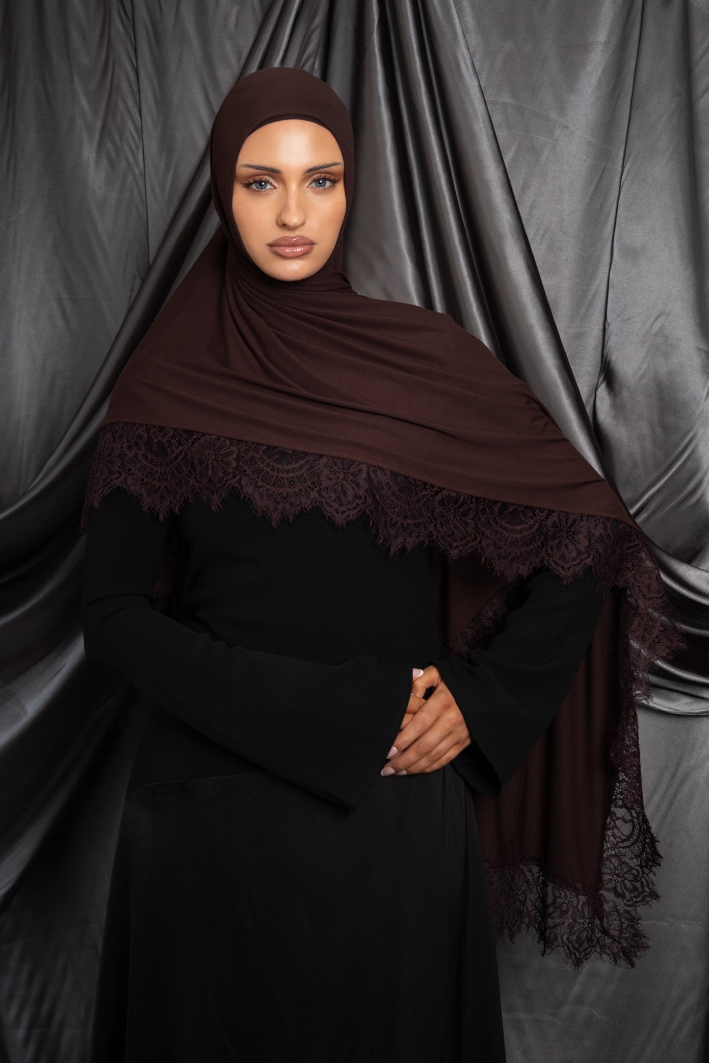 Chocolate Lace Jersey Set