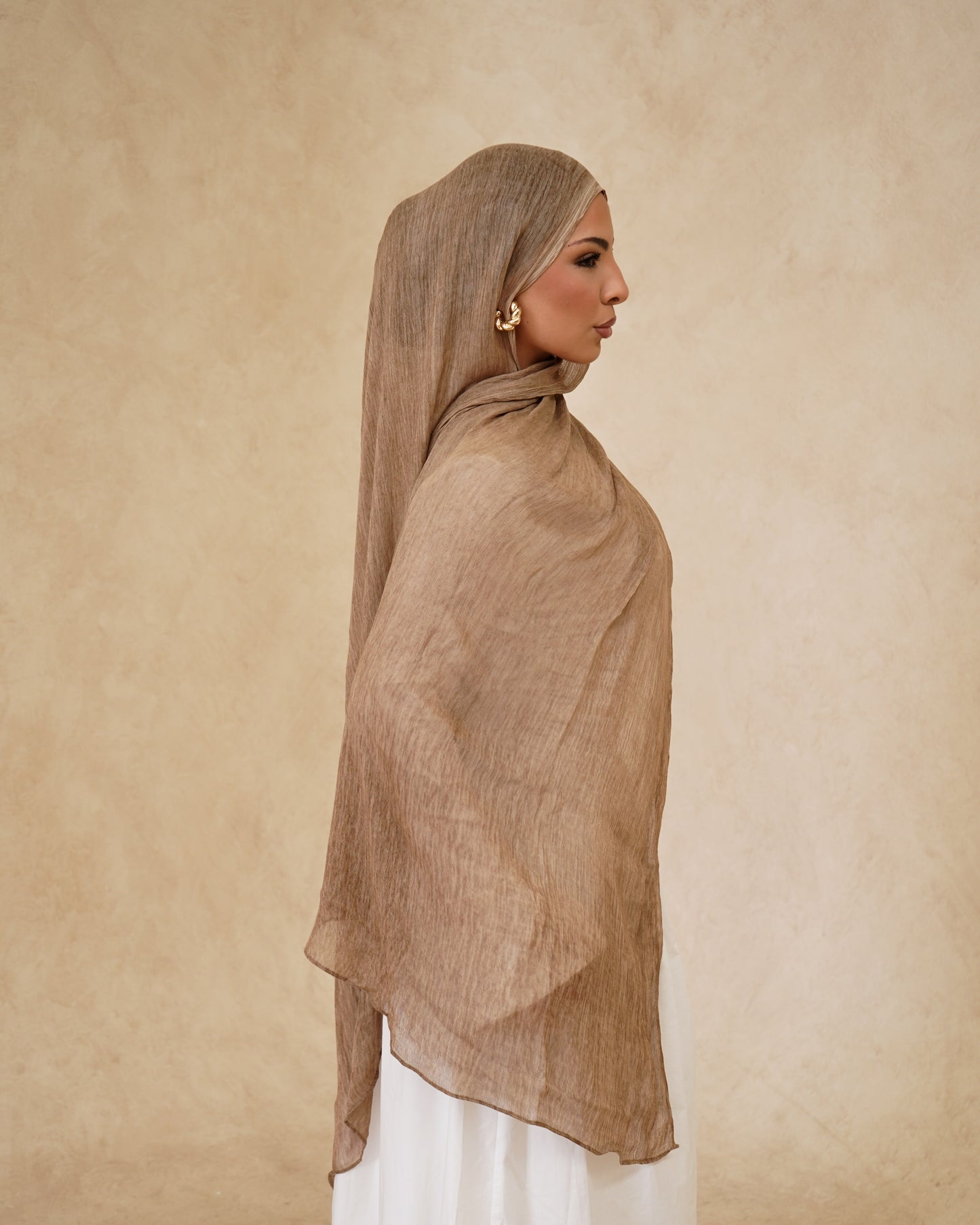Latte Textured Hijab