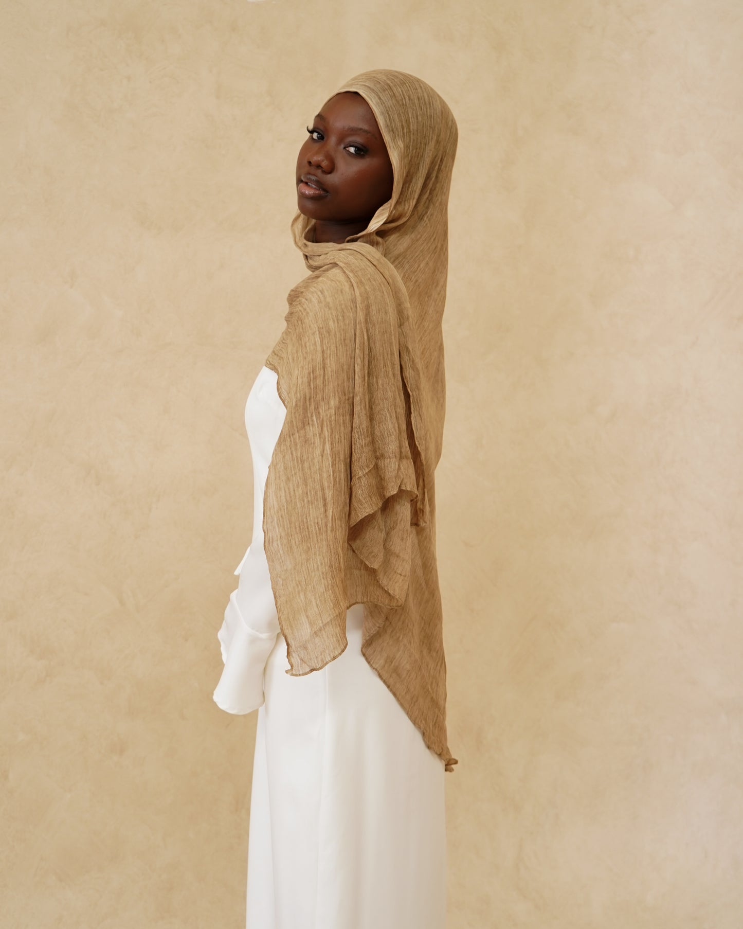 Caramel Textured Hijab