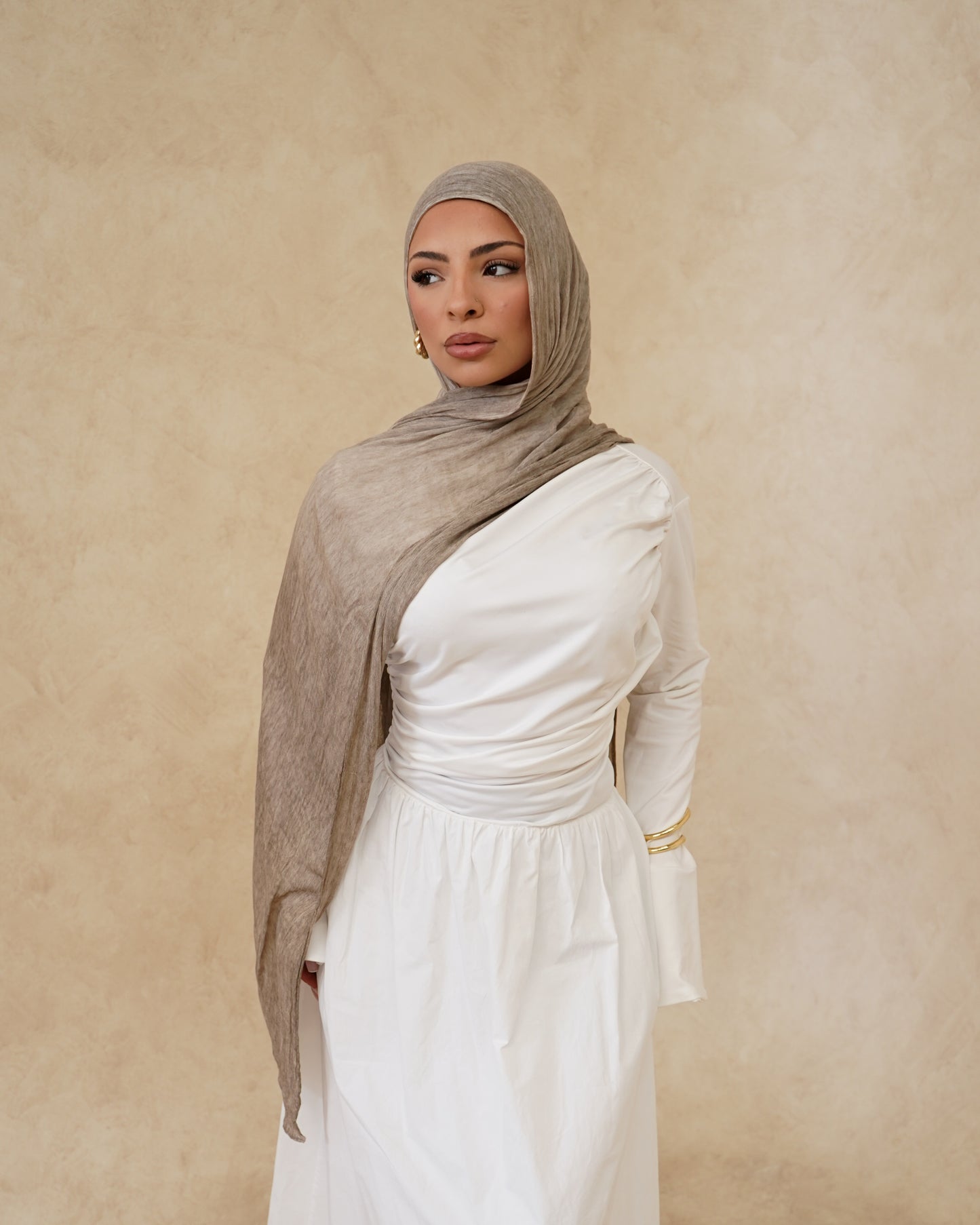 Mushroom Textured Hijab