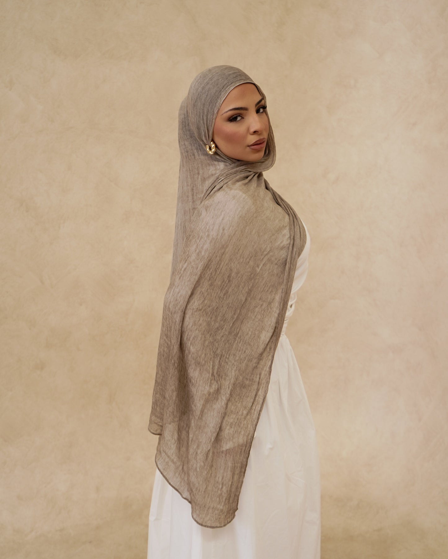 Mushroom Textured Hijab