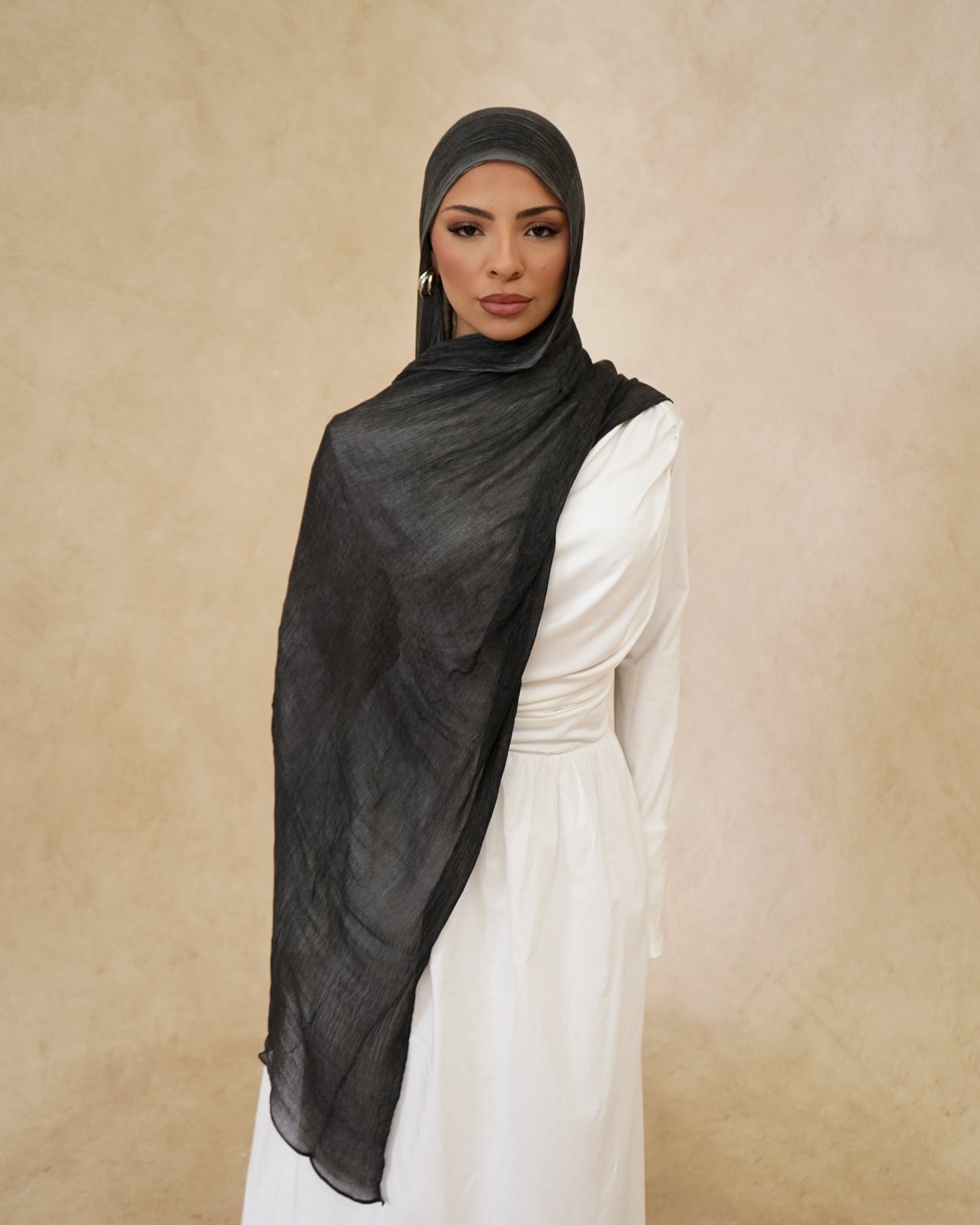 Charcoal Textured Hijab