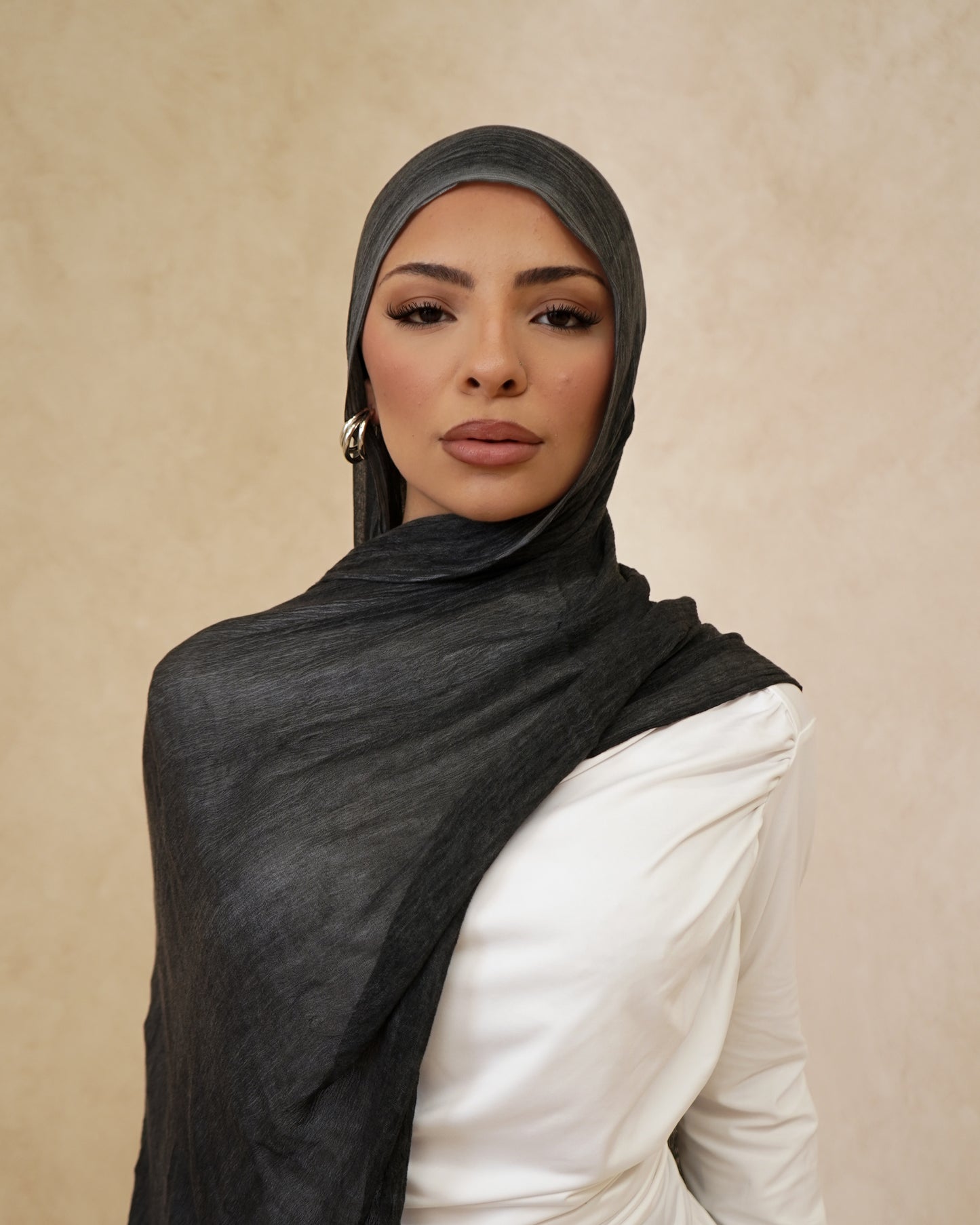 Charcoal Textured Hijab