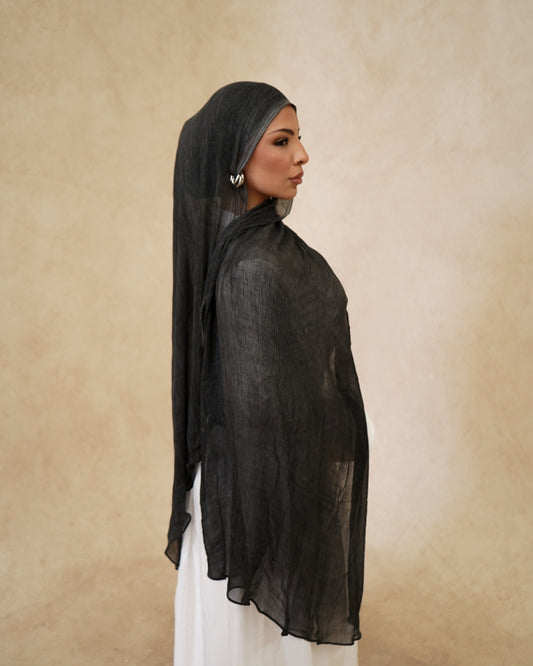 Charcoal Textured Hijab
