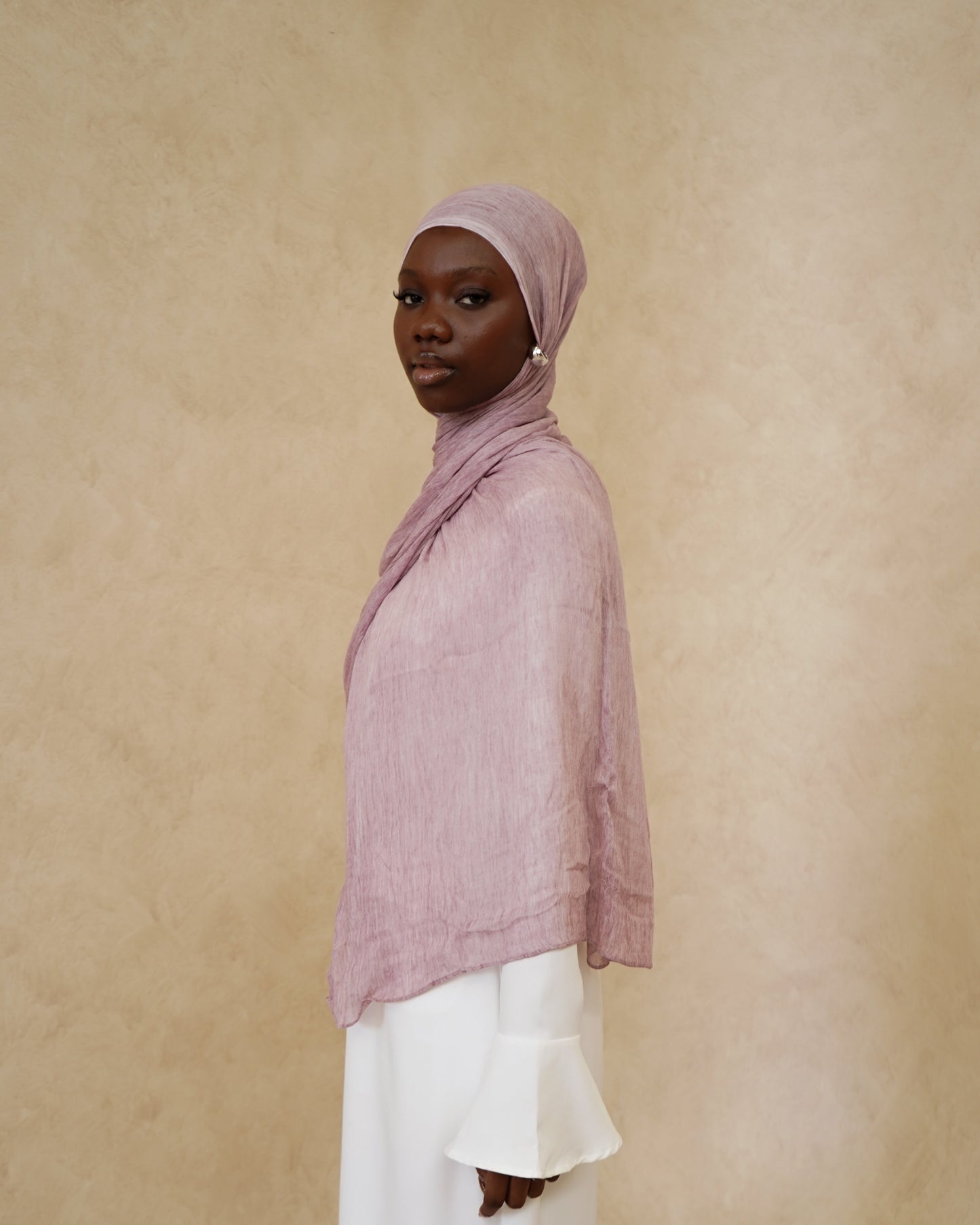 Blush Textured Hijab
