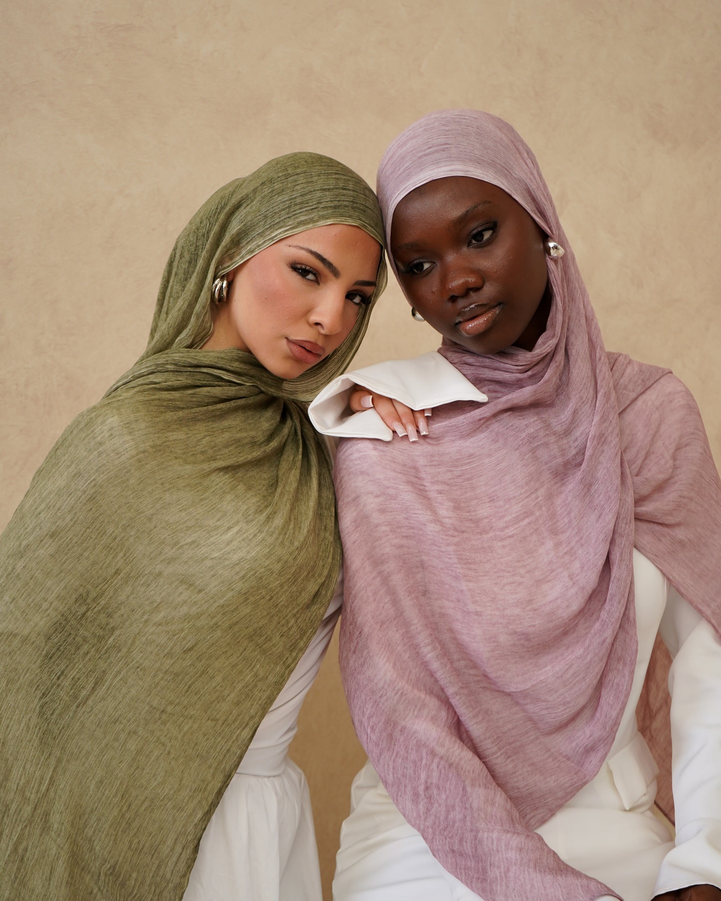 Blush Textured Hijab