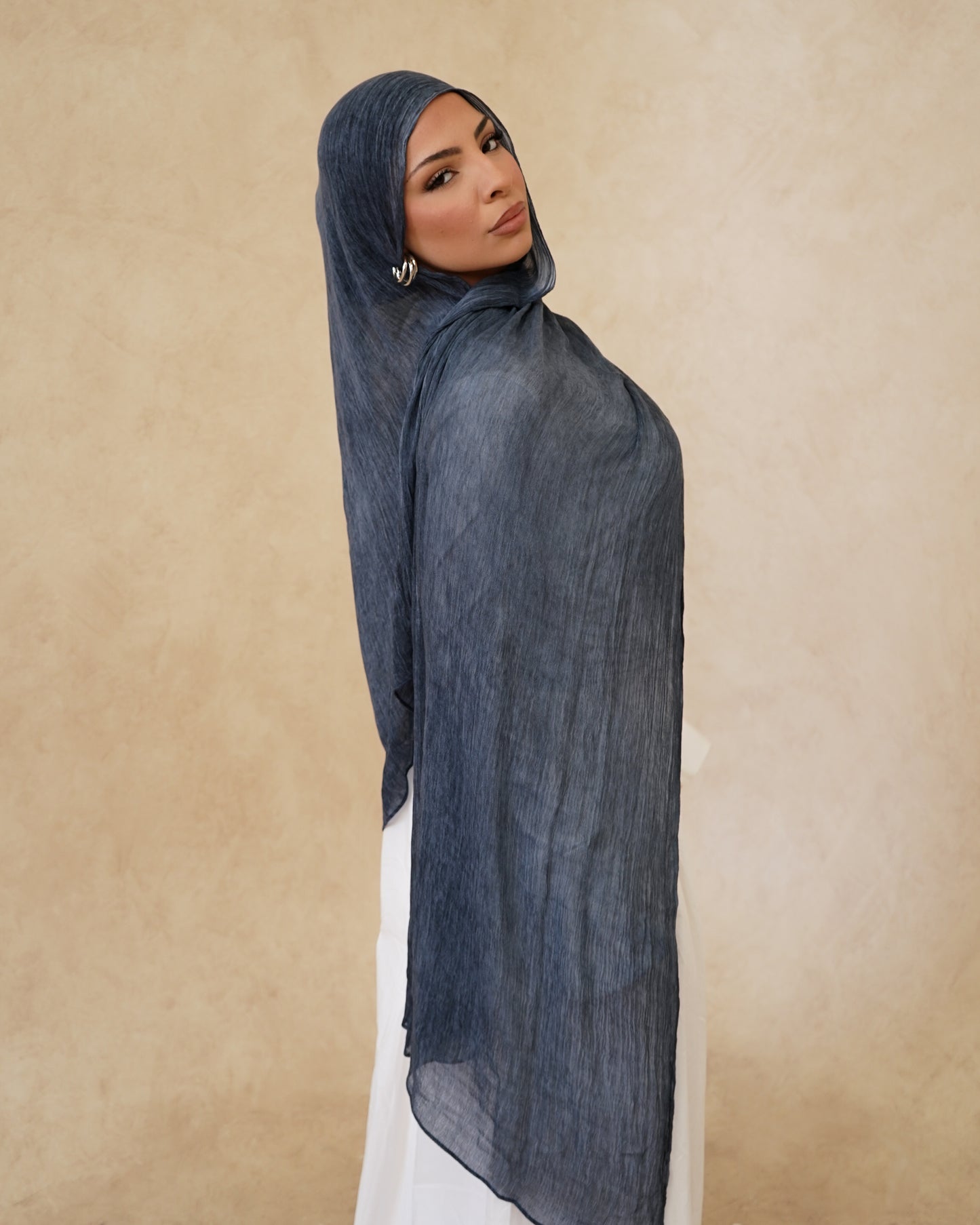 Steel Textured Hijab
