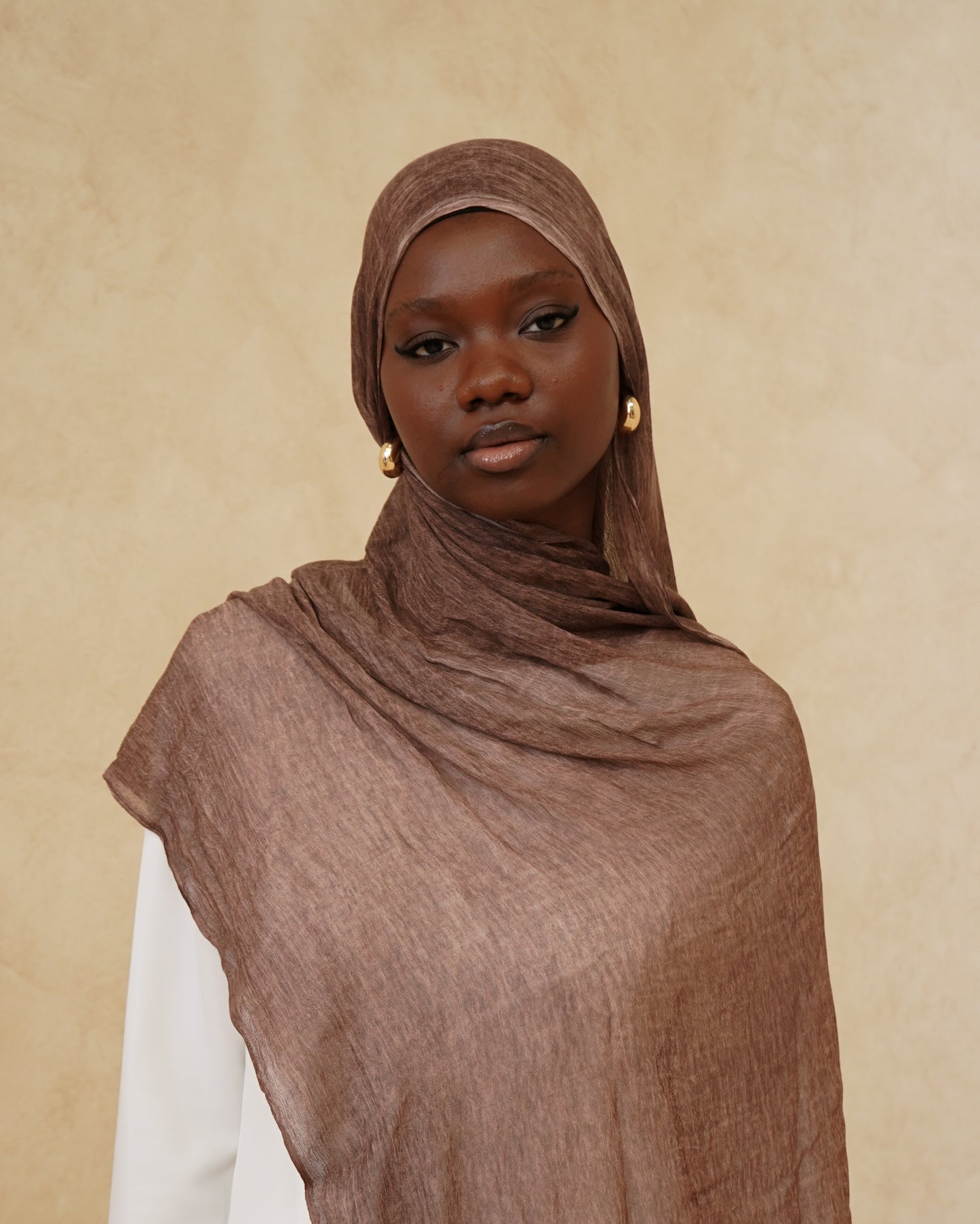 Cinnamon Textured Hijab
